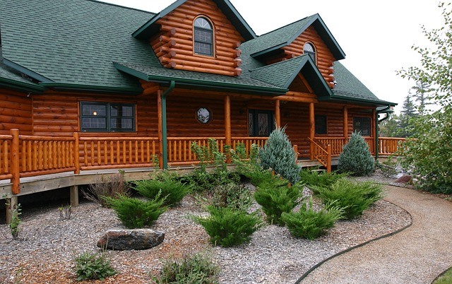 beautiful log cabin